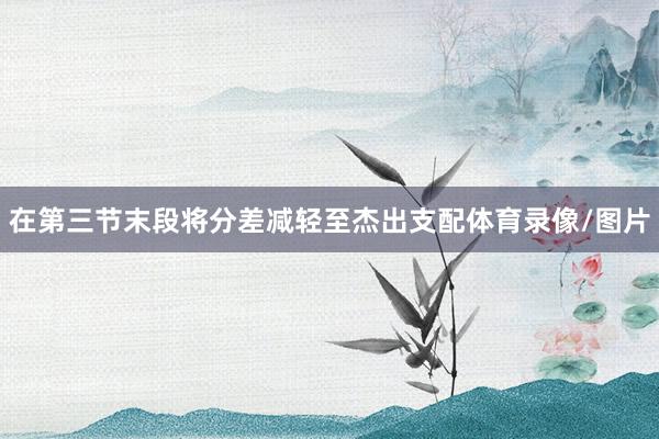 在第三节末段将分差减轻至杰出支配体育录像/图片