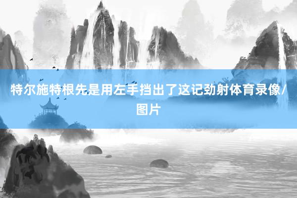 特尔施特根先是用左手挡出了这记劲射体育录像/图片