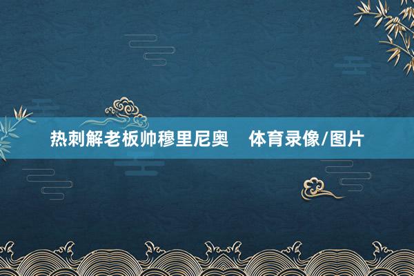 热刺解老板帅穆里尼奥    体育录像/图片
