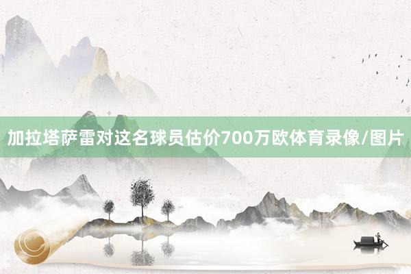 加拉塔萨雷对这名球员估价700万欧体育录像/图片