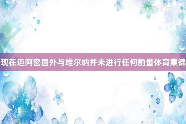 现在迈阿密国外与维尔纳并未进行任何酌量体育集锦