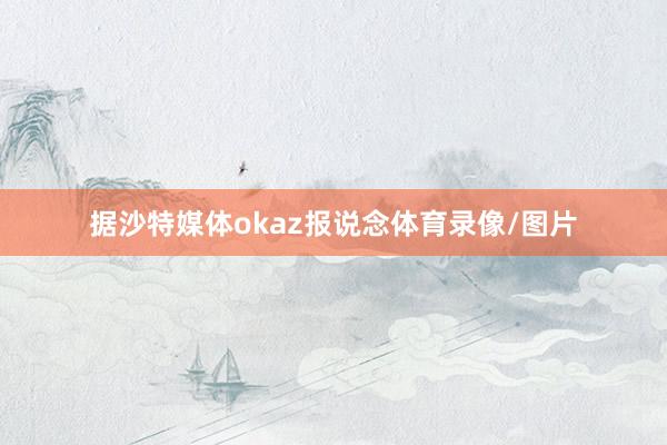 据沙特媒体okaz报说念体育录像/图片
